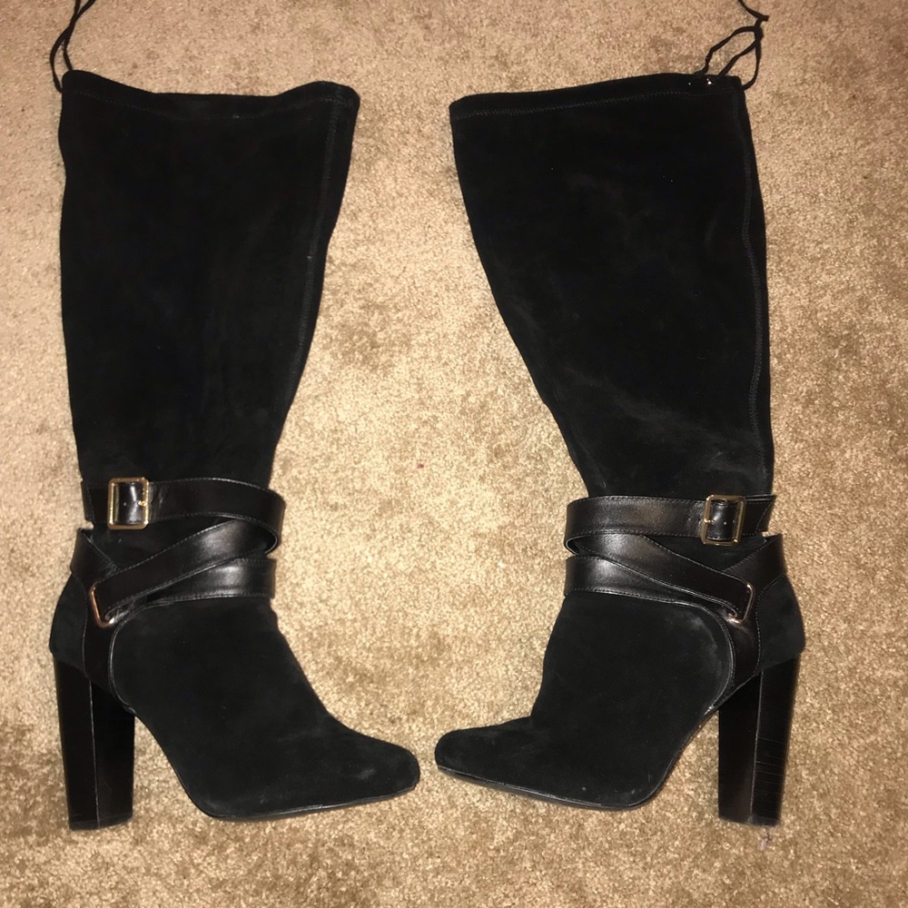 Torrid Suede Knee High Boots